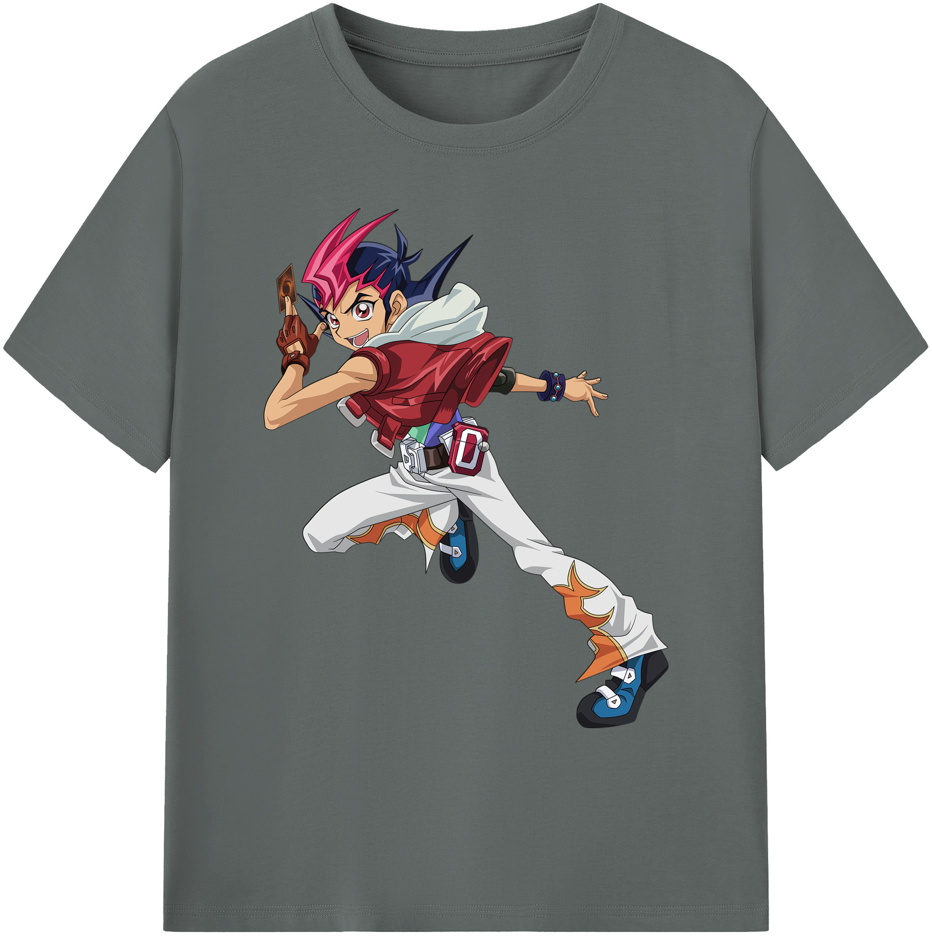 （画像用） 遊☆戯☆王 Yu-Gi-Oh! 綿100％ メンズ半袖Tシャツ｜肌触りやわらか＆通気性
